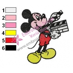 Mickey Mouse Cartoon Embroidery 32